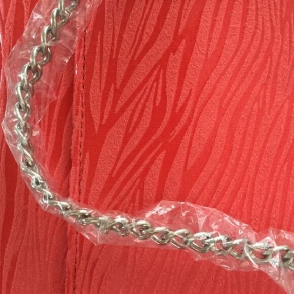 Carlos Falchi Coral Leather Clutch, New with tag - Picture 2 of 7